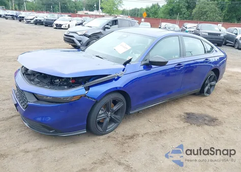 2024 Honda Accord Hybrid Sport-L из США, поврежденный, VIN 1HGCY2F74RA093202